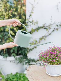 Large Capacity Metal Watering Can with Long Spout for Garden and Indoor Plants