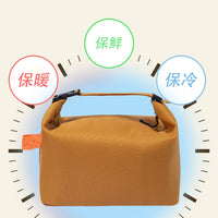 Foldable Insulated Lunch Bag, Waterproof Portable Thermal Picnic Tote for Work and Travel, Large Capacity Food Container