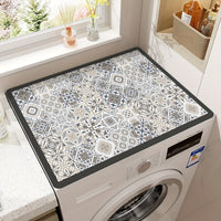 Vintage Diatomaceous Earth Laundry Machine Mat - Absorbent, Quick-Dry, Non-Slip Bathroom Floor Mat