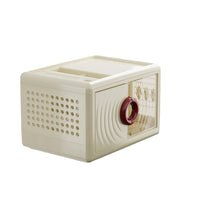 Stackable Waterproof Magnetic Storage Cabinet with Lid for Kitchen and Desktop