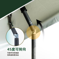 Large Outdoor Patio Umbrella with Tilt Function for Commercial Use