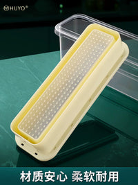 Long Strip Ice Cube Tray with Lid, Food-Grade Silicone Mold for Cocktails and Drinks, Large Ice Brick Maker