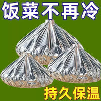 Aluminum Foil Food Insulation Covers for Dining Tables, Reusable Thermal Food Covers