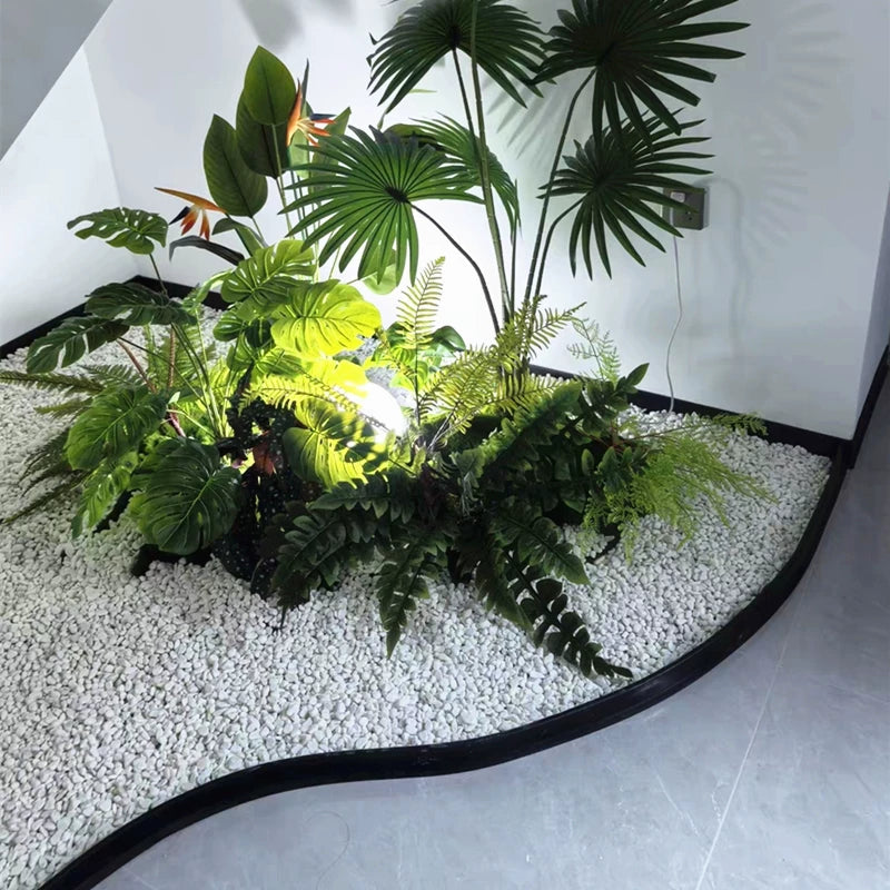 Decorative Garden Edging Fence for Indoor Plants and Landscaping, Stair Railing Barrier