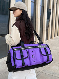 Large Capacity Travel Duffel Bag with Wet Dry Separation for Gym, Weekend Trips and Business Travel