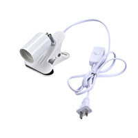 E27 Clamp Lamp Holder with 350° Rotatable Iron Body for Home Lighting