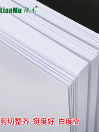 Lianmu Dutch White Cardstock A4 A2 A3 8K 180g 250g Thick Hard White Paper for Drawing Painting Craft Model Printing DIY Marker Pen