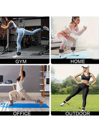 Ankle Straps for Cable Machine Workouts, Glute and Leg Training Cuffs with Resistance Bands