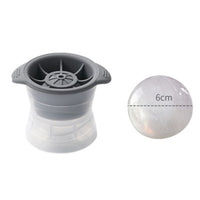 Silicone Sphere Ice Cube Mold for Whiskey and Cocktails, Round Ice Ball Maker