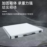 Aluminum Alloy Tool Case with EVA Foam Insert, Large Portable Storage Box for Models and Toys