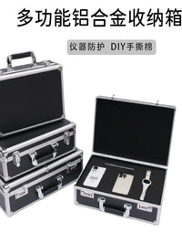 Aluminum Alloy Hard Case with Foam Insert for Tools, Equipment, and Documents