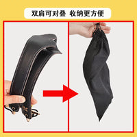 Saxophone Double Shoulder Strap for Alto Tenor Soprano Saxophone and EWI, Adjustable for Adults and Children