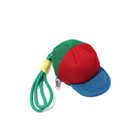 Dopamine Color Baseball Cap Coin Purse with Keychain