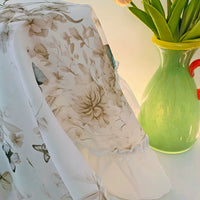 Ruffled Lace Kitchen Appliance Dust Cover Breathable Mesh Fabric for Blenders & Trays