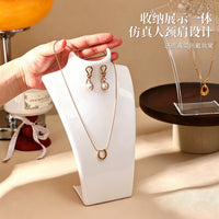Mannequin Bust Jewelry Display Stand for Earrings Necklaces