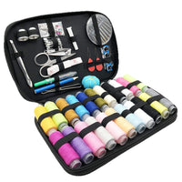 Portable Sewing Kit with Storage Box, 98-Piece Household Needle and Thread Set for Travel and Home Use