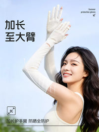 Women's UV Protection Driving Gloves with Touchscreen, Breathable Sun Protection Sleeves