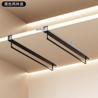 Punch-Free U-Shaped Vertical Wardrobe Hanging Rod for Clothes and Trousers, Closet Storage Organizer