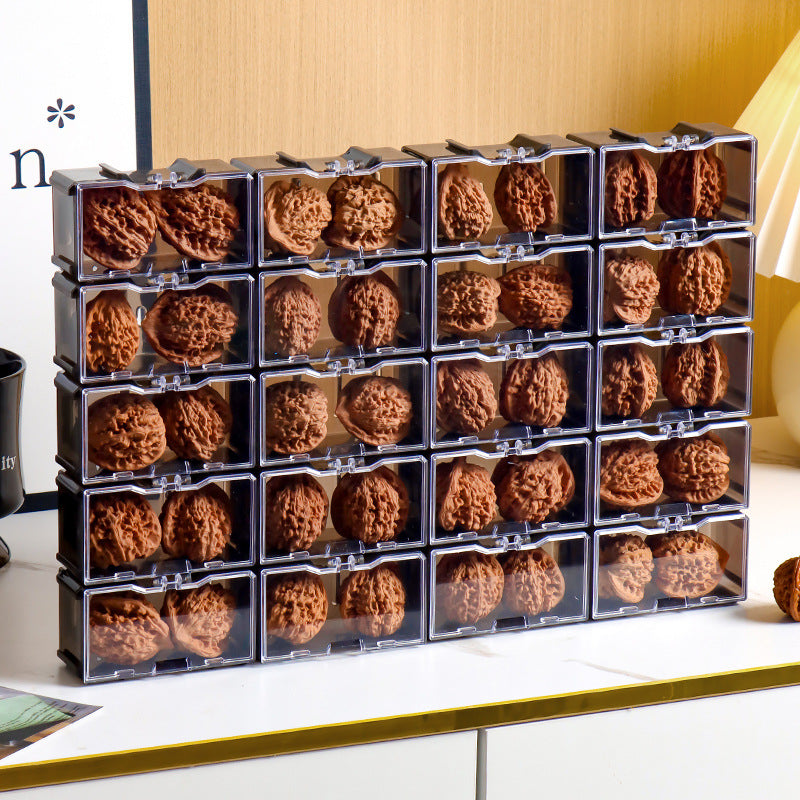 Stackable Display Case for Collectibles and Figurines