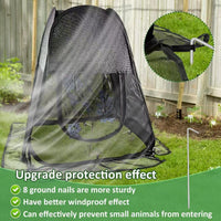 Garden Plant Protective Cover with Sunshade and Insect Netting