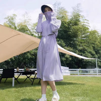 Women's Summer UV Protection Sun Protection Jacket with Waist Cinch for Outdoor Activities