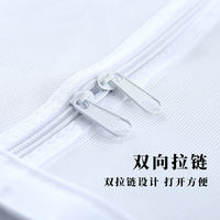 Pet-Proof Zipper Screen Door Curtain for Cats and Mosquitoes, Heavy Duty Mesh Partition for Balcony