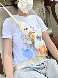 Cartoon Car Seat Belt Shoulder Pads for Neck Protection and Interior Decoration