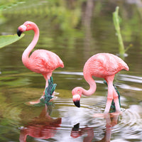 Flamingo Miniature Landscape Ornament for Potted Plants and Garden Decor