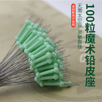 Self-Locking Silicone Lead Sheet Holders for Stream Fishing, 100-Pack