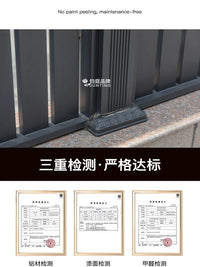 Outdoor Aluminum Alloy Garden Fence Balcony Terrace Railing Privacy Screen