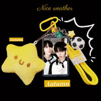 Huang Xing Qiu Dingjie Plush Acrylic Keychain Backpack Charm
