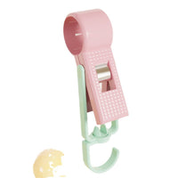 Dopamine Pipe Clamp Hooks for Kitchen and Bathroom, Punch-Free Towel Rack Clips, Plastic Tube Holders