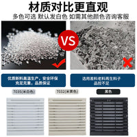 Cabinet Ventilation Filter Fan with Louvered Grille for Dustproof Cooling