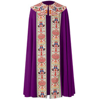 Medieval Court Cloak Cape for Halloween and Stage Performance