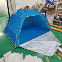 Automatic Pop-Up Beach Tent for Camping, Sun Protection, Waterproof, Multi-Person Outdoor Shelter