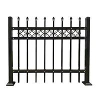 Anti-Climb Steel Fence for Courtyards and Villas