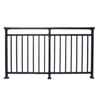 Zinc Steel Balcony Railing for Home Outdoor Garden Villa Courtyard Wall and Rooftop Terrace