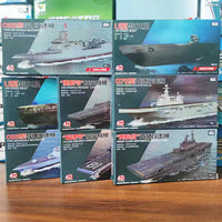 4D Assembly Military Ship Model Kit - Aircraft Carrier, Submarine, Destroyer, Cruiser Educational Toy