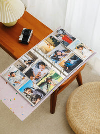Children's Growth Photo Album, 4x6 Inch Baby's First Birthday Commemorative Self-Adhesive Insert-Type Large-Capacity Family Photo Album