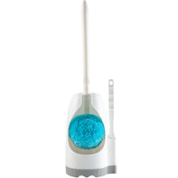 Japanese-Style Wall-Mounted Toilet Brush Set with Soft Bristles for Bathroom Cleaning