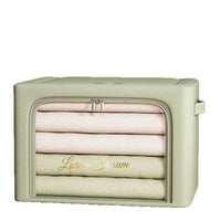 Oxford Cloth Large Window Storage Box for Clothes, Quilts, and Wardrobe Organization