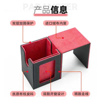 Trading Card Storage Box with Window for TCG, Sports Cards, and Collectibles