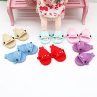 Shark & Seal Doll Slippers for BJD, OB11, and Hamster Dolls