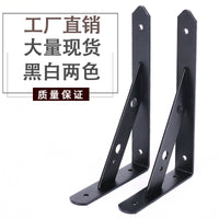 90 Degree Thickened Triangle Shelf Bracket, Wall Mounted Iron Art Support for Shelves and Partitions