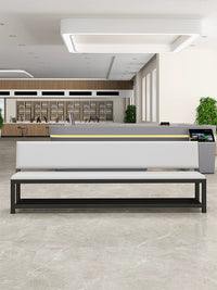 Upholstered Stadium Bench with Backrest for Changing Rooms and Clinics