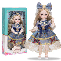 6-inch BJD Doll with Princess Dress Outfit for Girls, 30cm Toy Figure Gift Set