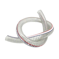 PVC Steel Wire Reinforced Transparent Hose for High Temperature Vacuum and Suction