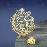 Dream Horse Starry Sky Brass Metal Hollow Bookmark Gift for Teachers and Students