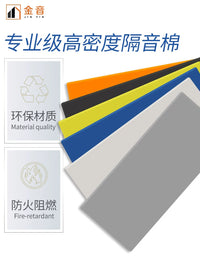 Self-Adhesive Soundproof Insulation Foam Panels for Walls, HVAC Ducts, and Home Theaters