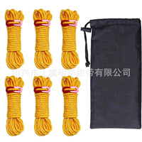 Reflective Guy Ropes for Camping Tents and Tarps, High-Visibility Windproof Ropes